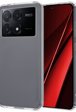 NoXx Hoes Geschikt voor Xiaomi Poco X6 Pro 5G Hoesje Cover Siliconen Back Case Hoes - Transparant