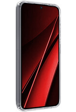 NoXx Hoes Geschikt voor Xiaomi Poco X6 Pro 5G Hoesje Cover Siliconen Back Case Hoes - Transparant - 2x