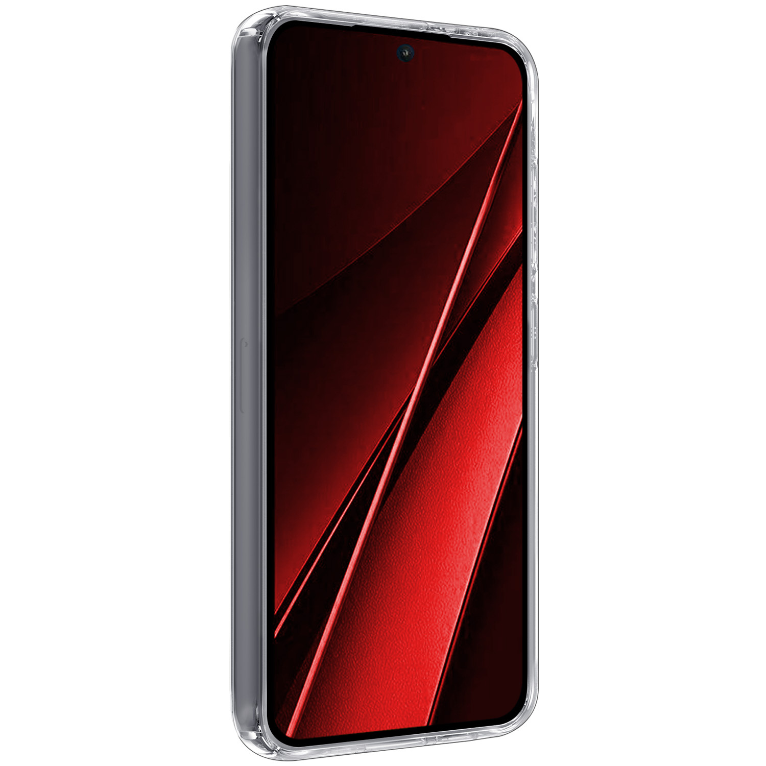 NoXx Hoes Geschikt voor Xiaomi Poco X6 Pro 5G Hoesje Cover Siliconen Back Case Hoes - Transparant - 2x