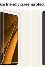 Nomfy Screenprotector Geschikt voor Xiaomi Poco X6 Screenprotector Bescherm Glas Tempered Glass - Screenprotector Geschikt voor Xiaomi Poco X6 5G Screen Protector - 3 PACK