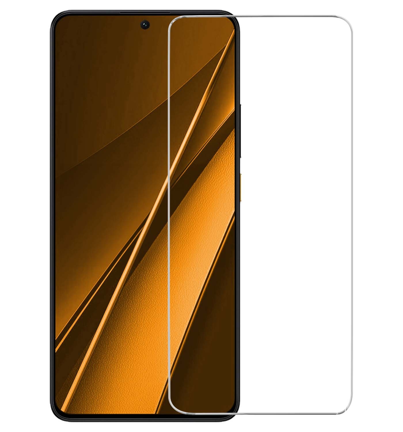 Nomfy Screenprotector Geschikt voor Xiaomi Poco X6 Pro 5G Screenprotector Bescherm Glas Tempered Glass - Screenprotector Geschikt voor Xiaomi Poco X6 Pro Screen Protector