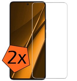 Nomfy Nomfy Xiaomi Poco X6 Pro Screenprotector - 2 PACK