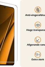 Nomfy Screenprotector Geschikt voor Xiaomi Poco X6 Pro 5G Screenprotector Bescherm Glas Tempered Glass - Screenprotector Geschikt voor Xiaomi Poco X6 Pro Screen Protector - 2 PACK