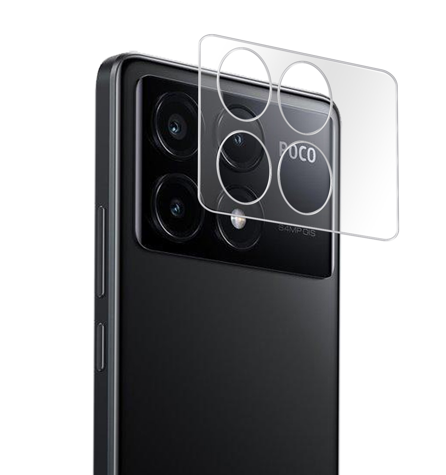 Nomfy Screenprotector Geschikt voor Xiaomi Poco X6 Pro 5G Camera Screen Protector Beschermglas - Screenprotector Geschikt voor Xiaomi Poco X6 Pro Camera Screenprotector Tempered Glass