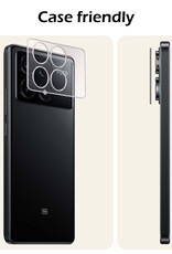 Nomfy Screenprotector Geschikt voor Xiaomi Poco X6 Pro 5G Camera Screen Protector Beschermglas - Screenprotector Geschikt voor Xiaomi Poco X6 Pro Camera Screenprotector Tempered Glass - 2 PACK