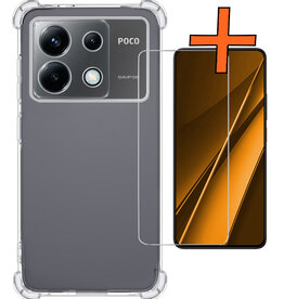 Nomfy Nomfy Xiaomi Poco X6 Hoesje Shockproof Met Screenprotector