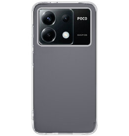 Nomfy Nomfy Xiaomi Poco X6 Hoesje Siliconen - Transparant