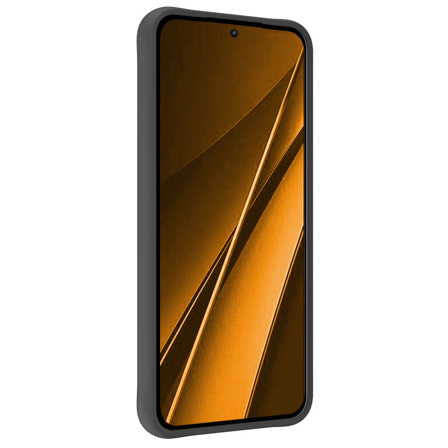 Nomfy Hoesje Geschikt voor Xiaomi Poco X6 Hoesje Siliconen Cover Case Met 2x Screenprotector - Hoes Geschikt voor Xiaomi Poco X6 5G Hoes Back Case - Zwart