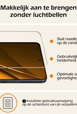 Nomfy Hoesje Geschikt voor Xiaomi Poco X6 Hoesje Siliconen Cover Case Met 2x Screenprotector - Hoes Geschikt voor Xiaomi Poco X6 5G Hoes Back Case - Zwart