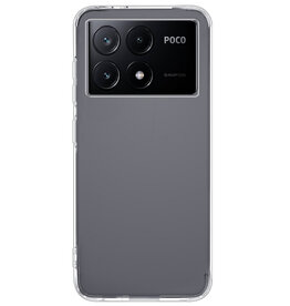 Nomfy Nomfy Xiaomi Poco X6 Pro Hoesje Siliconen - Transparant