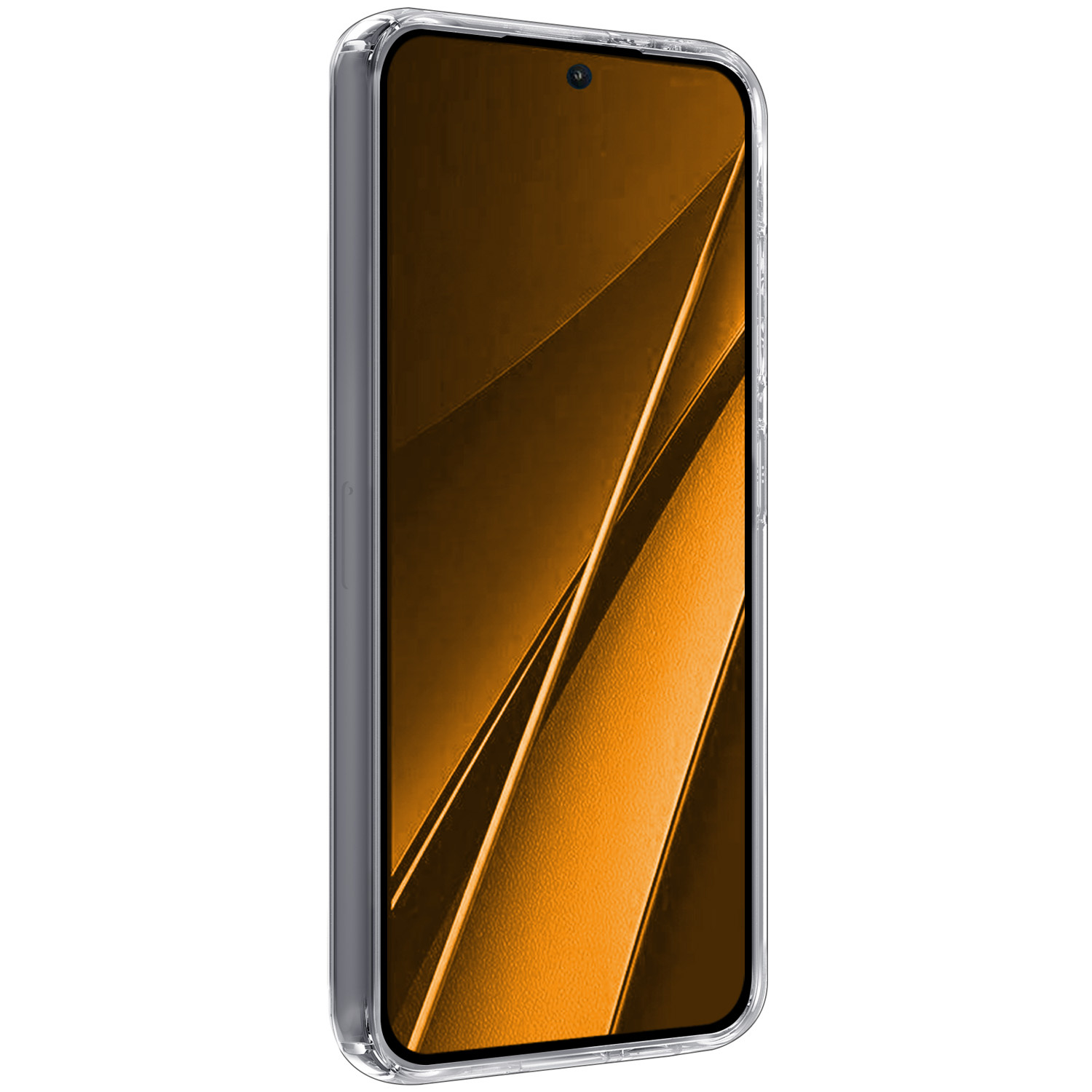 Nomfy Hoesje Geschikt voor Xiaomi Poco X6 Pro 5G Hoesje Siliconen Cover Case - Hoes Geschikt voor Xiaomi Poco X6 Pro Hoes Back Case - Transparant