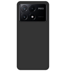 Nomfy Nomfy Xiaomi Poco X6 Pro Hoesje Siliconen - Zwart