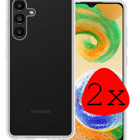 BASEY. BASEY. Samsung Galaxy A04s Hoesje Siliconen - Transparant - 2 PACK
