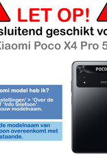 NoXx Screenprotector Geschikt voor Xiaomi Poco X4 Pro 5G Screenprotector Tempered Glass Gehard Glas Beschermglas
