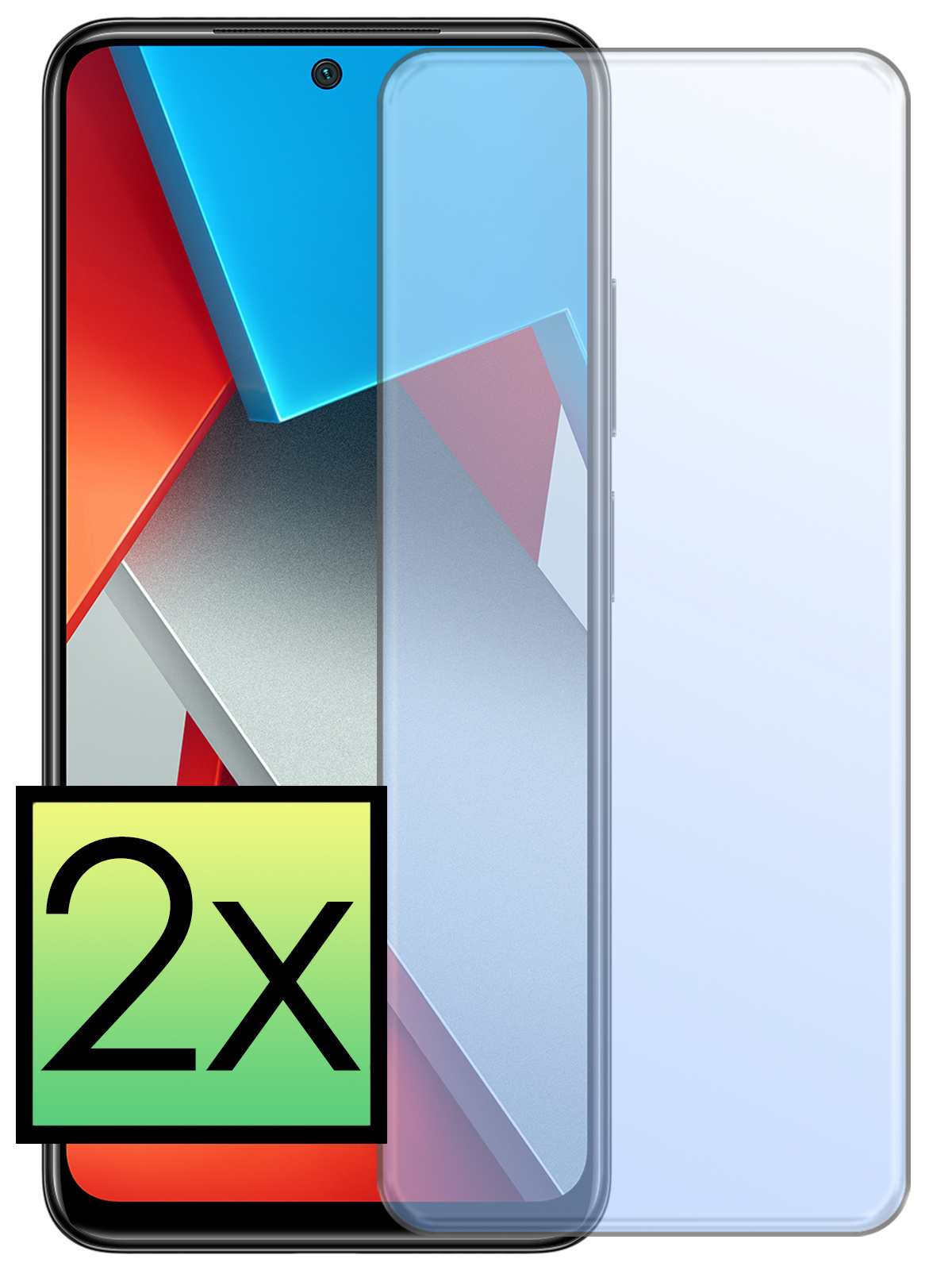 NoXx Screenprotector Geschikt voor Xiaomi Poco X4 Pro 5G Screenprotector Tempered Glass Gehard Glas Beschermglas - 2x