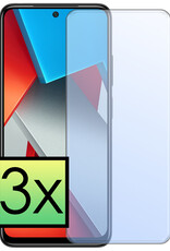 NoXx Screenprotector Geschikt voor Xiaomi Poco X4 Pro 5G Screenprotector Tempered Glass Gehard Glas Beschermglas - 3x