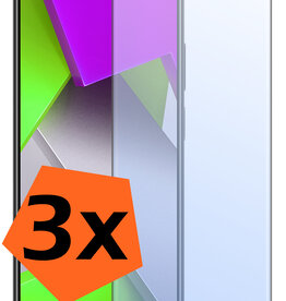 Nomfy Nomfy Xiaomi Poco X4 Pro 5G Screenprotector Glas - 3 PACK