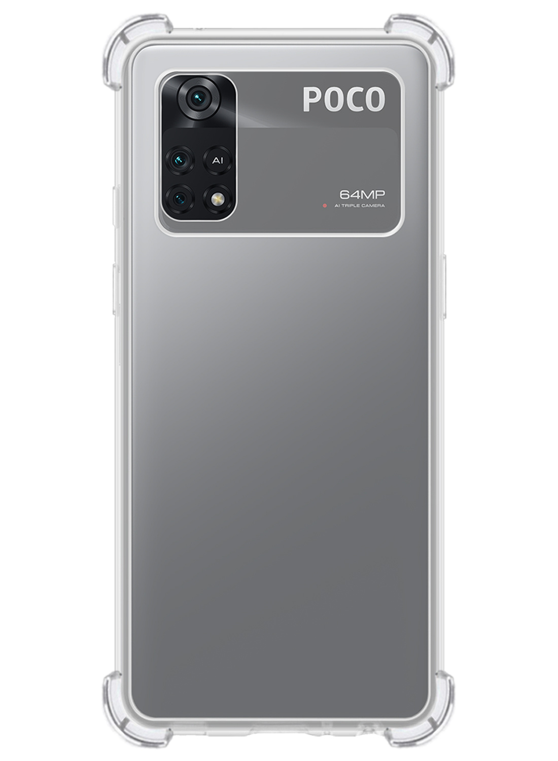 NoXx Xiaomi Poco X4 Pro 5G Hoesje Cover Shock Proof Case Hoes - Transparant