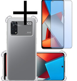 NoXx NoXx Xiaomi Poco X4 Pro 5G Hoesje Shockproof Met Screenprotector