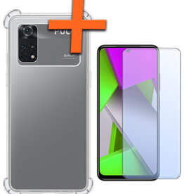 Nomfy Nomfy Xiaomi Poco X4 Pro 5G Hoesje Shockproof Met Screenprotector