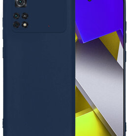 BASEY. BASEY. Xiaomi Poco X4 Pro 5G Hoesje Siliconen - Donkerblauw