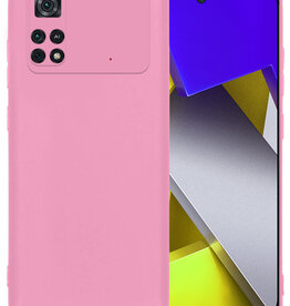 BASEY. BASEY. Xiaomi Poco X4 Pro 5G Hoesje Siliconen - Lichtroze