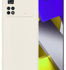 BASEY. BASEY. Xiaomi Poco X4 Pro 5G Hoesje Siliconen - Wit