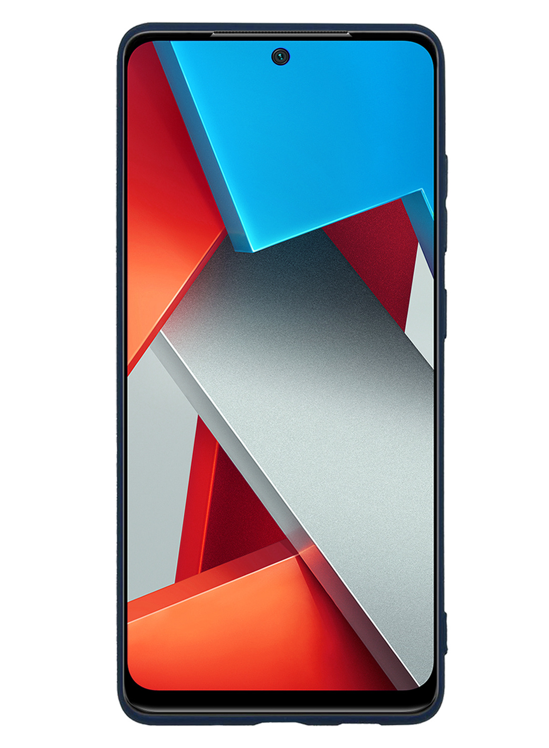 NoXx Xiaomi Poco X4 Pro 5G Hoesje Back Cover Siliconen Case Hoes - Donker Blauw