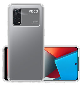 NoXx NoXx Xiaomi Poco X4 Pro 5G Hoesje Siliconen - Transparant