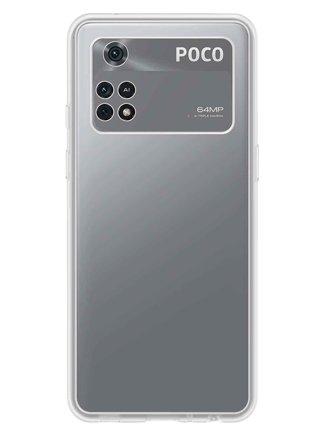 Nomfy Xiaomi Poco X4 Pro 5G Hoesje Siliconen Case Back Cover - Xiaomi Poco X4 Pro 5G Hoes Cover Silicone - Transparant