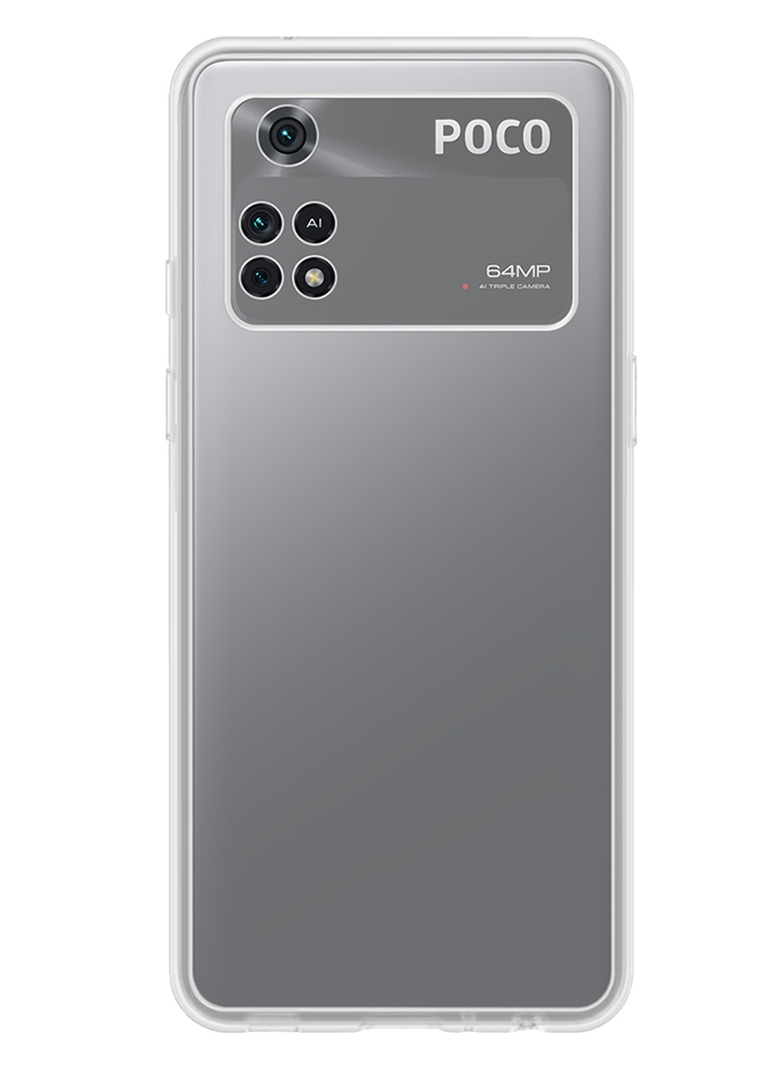 NoXx Xiaomi Poco X4 Pro 5G Hoesje Back Cover Siliconen Case Hoes Met Screenprotector - Transparant