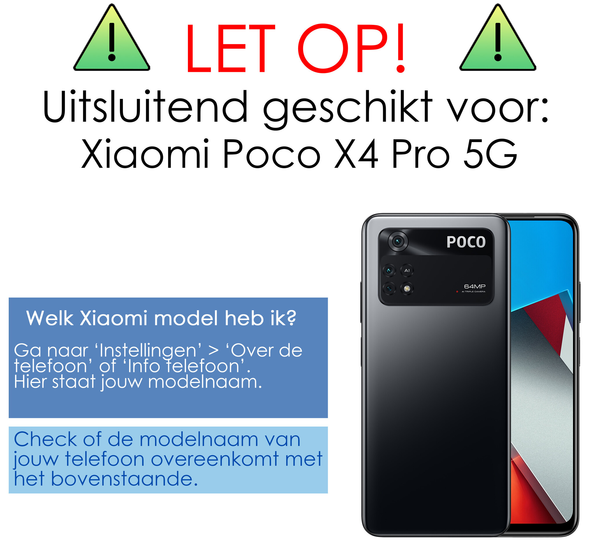 NoXx Xiaomi Poco X4 Pro 5G Hoesje Back Cover Siliconen Case Hoes Met 2x Screenprotector - Donker Blauw