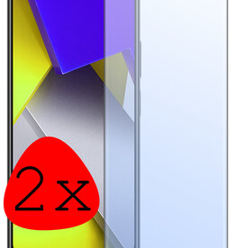 BASEY. BASEY. Xiaomi Poco M4 Pro 4G Screenprotector Glas - 2 PACK