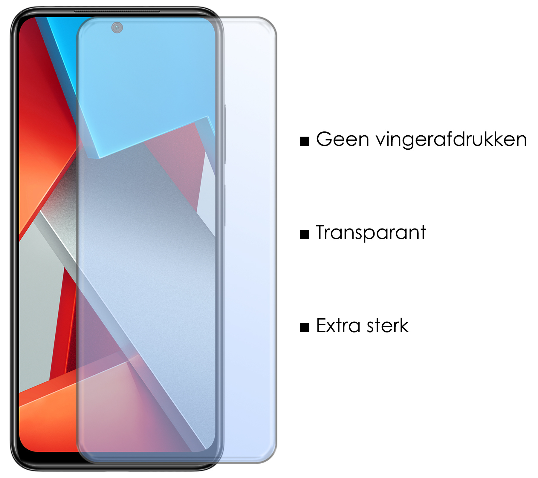 NoXx Xiaomi Poco M4 Pro 4G Screenprotector Tempered Glass Gehard Glas Beschermglas - 2x