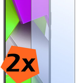 Nomfy Nomfy Xiaomi Poco M4 Pro 4G Screenprotector Glas - 2 PACK