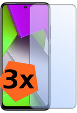 Nomfy Screenprotector Geschikt voor Poco M4 Pro 4G Screenprotector Bescherm Glas Tempered Glass - Screenprotector Geschikt voor Xiaomi Poco M4 Pro 4G Screen Protector - 3 PACK
