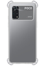 BASEY. Hoes Geschikt voor Poco M4 Pro 4G Hoesje Shock Proof Case Hoes Siliconen - Hoesje Geschikt voor Xiaomi Poco M4 Pro 4G Hoes Cover Shockproof - Transparant