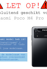 BASEY. Hoes Geschikt voor Poco M4 Pro 4G Hoesje Siliconen Back Cover Case - Hoesje Geschikt voor Xiaomi Poco M4 Pro 4G Hoes Cover Hoesje - Transparant