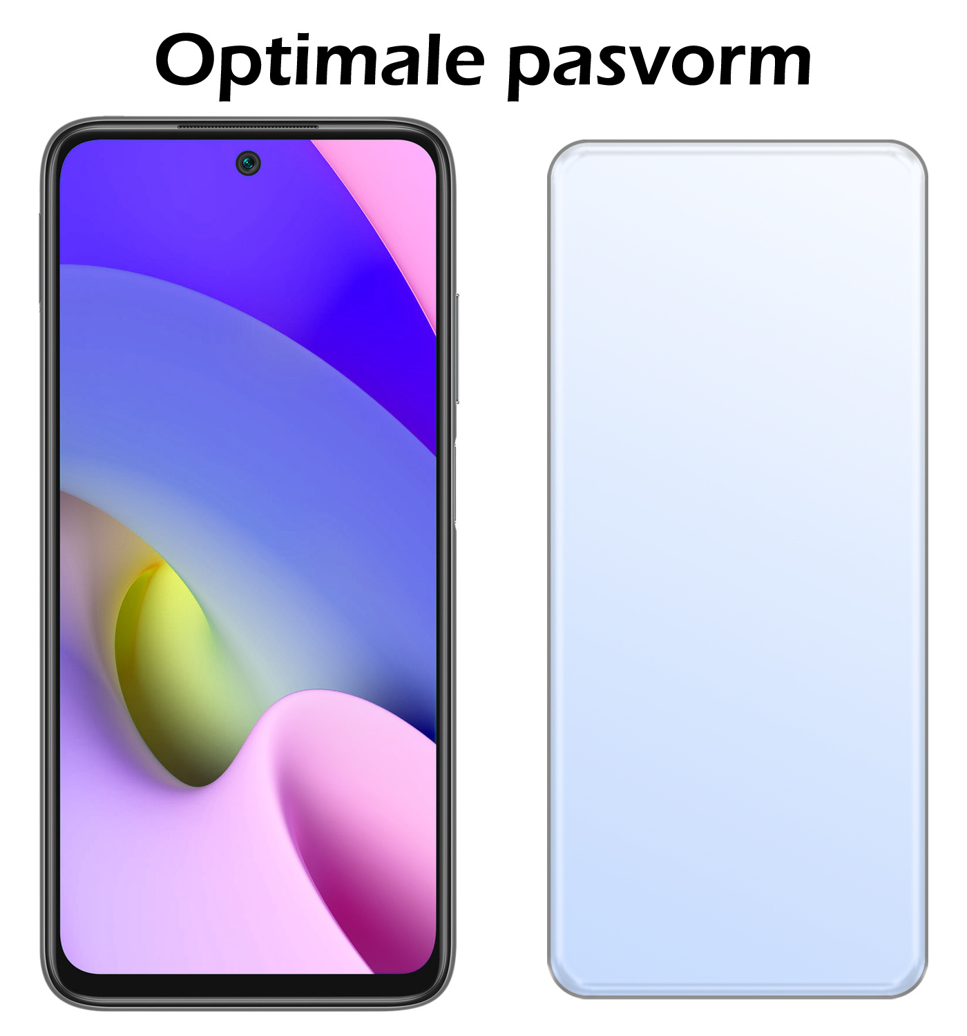 Nomfy Hoesje Geschikt voor Xiaomi Redmi 10 2022 Hoesje Siliconen Cover Case Met 2x Screenprotector - Hoes Geschikt voor Xiaomi Redmi 10 2022 Hoes Back Case - Transparant