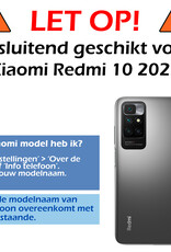 Nomfy Hoesje Geschikt voor Xiaomi Redmi 10 2022 Hoesje Siliconen Cover Case Met Screenprotector - Hoes Geschikt voor Xiaomi Redmi 10 2022 Hoes Back Case - Transparant
