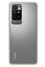 NoXx Hoes Geschikt voor Xiaomi Redmi 10 2022 Hoesje Cover Siliconen Back Case Hoes - Transparant