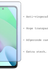 BASEY. Hoes Geschikt voor Xiaomi Redmi 10 2022 Hoesje Siliconen Back Cover Case Met 2x Screenprotector - Hoesje Geschikt voor Xiaomi Redmi 10 2022 Hoes Cover Hoesje - Transparant