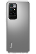 BASEY. Hoes Geschikt voor Xiaomi Redmi 10 2022 Hoesje Siliconen Back Cover Case Met Screenprotector - Hoesje Geschikt voor Xiaomi Redmi 10 2022 Hoes Cover Hoesje - Transparant