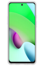BASEY. Hoes Geschikt voor Xiaomi Redmi 10 2022 Hoesje Siliconen Back Cover Case Met Screenprotector - Hoesje Geschikt voor Xiaomi Redmi 10 2022 Hoes Cover Hoesje - Transparant