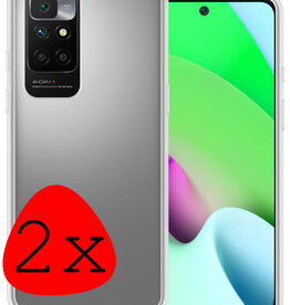 BASEY. BASEY. Xiaomi Redmi 10 2022 Hoesje Siliconen - Transparant - 2 PACK