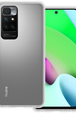 BASEY. Hoes Geschikt voor Xiaomi Redmi 10 2022 Hoesje Siliconen Back Cover Case - Hoesje Geschikt voor Xiaomi Redmi 10 2022 Hoes Cover Hoesje - Transparant