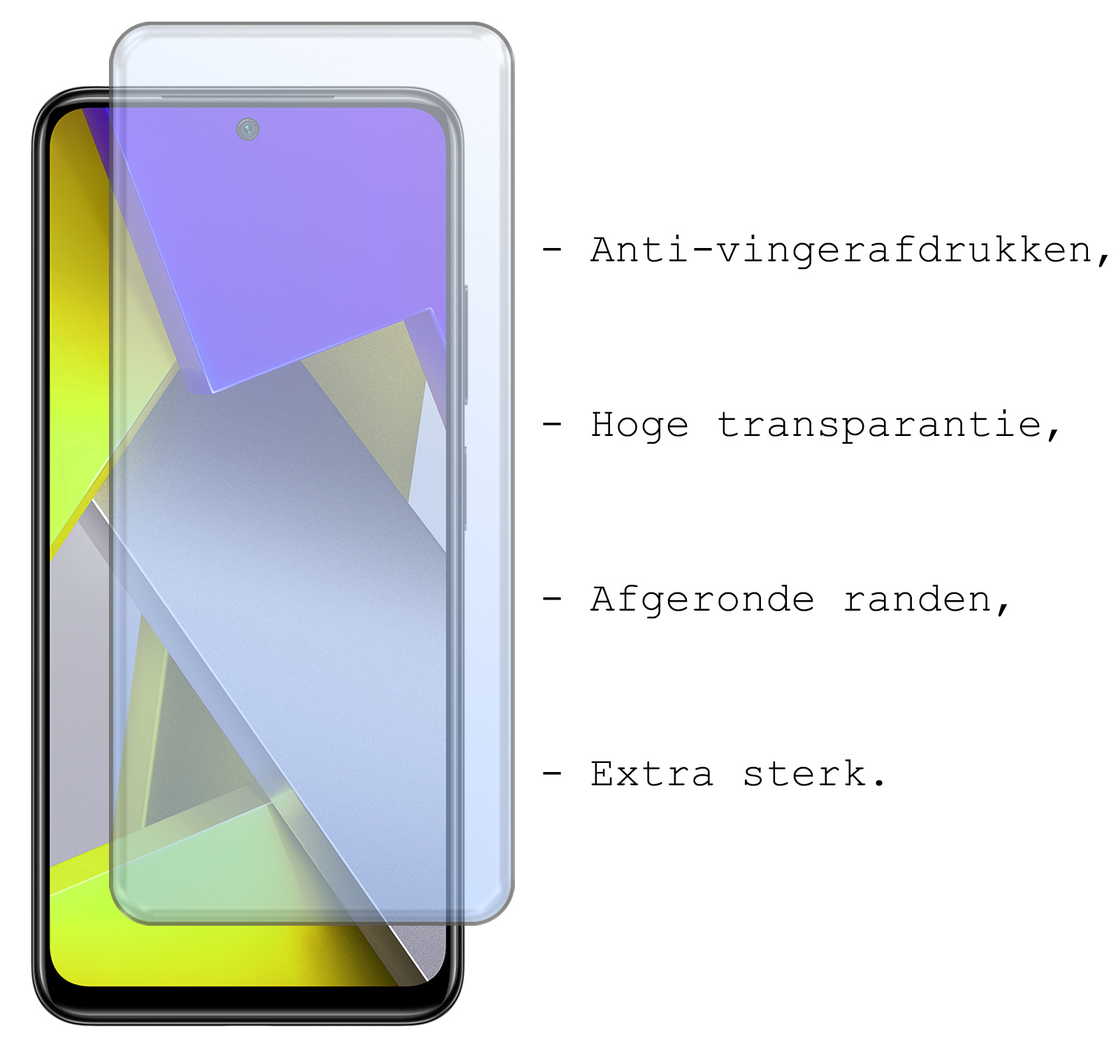 BASEY. Hoes Geschikt voor Poco M4 Pro 4G Hoesje Siliconen Back Cover Case Met Screenprotector - Hoesje Geschikt voor Xiaomi Poco M4 Pro 4G Hoes Cover Hoesje - Lichtroze