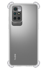 Nomfy Hoesje Geschikt voor Xiaomi Redmi 10 2022 Hoesje Shock Proof Cover Case Shockproof - Hoes Geschikt voor Xiaomi Redmi 10 2022 Hoes Siliconen Back Case - Transparant