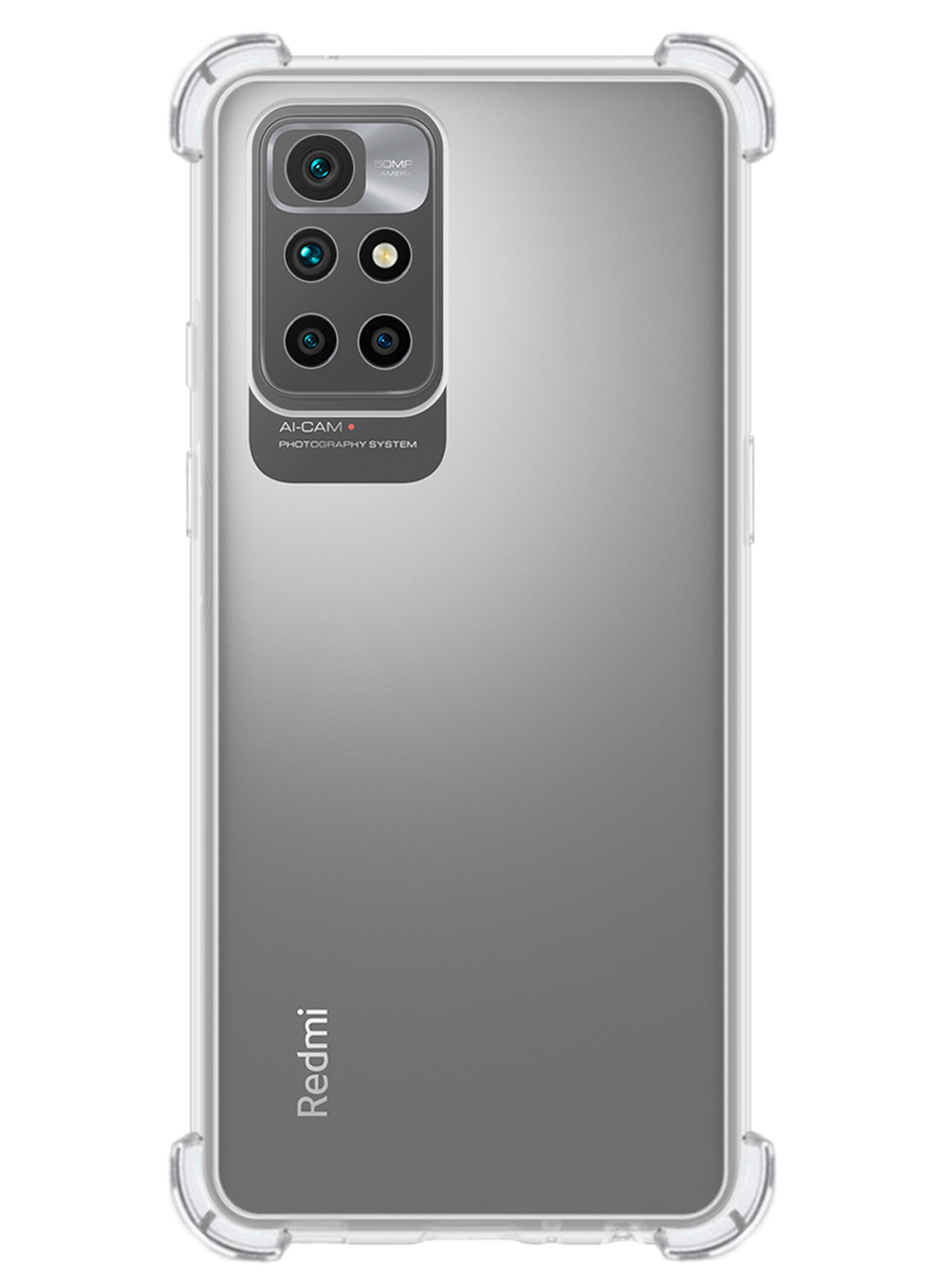 Nomfy Hoesje Geschikt voor Xiaomi Redmi 10 2022 Hoesje Shock Proof Cover Case Shockproof - Hoes Geschikt voor Xiaomi Redmi 10 2022 Hoes Siliconen Back Case - Transparant