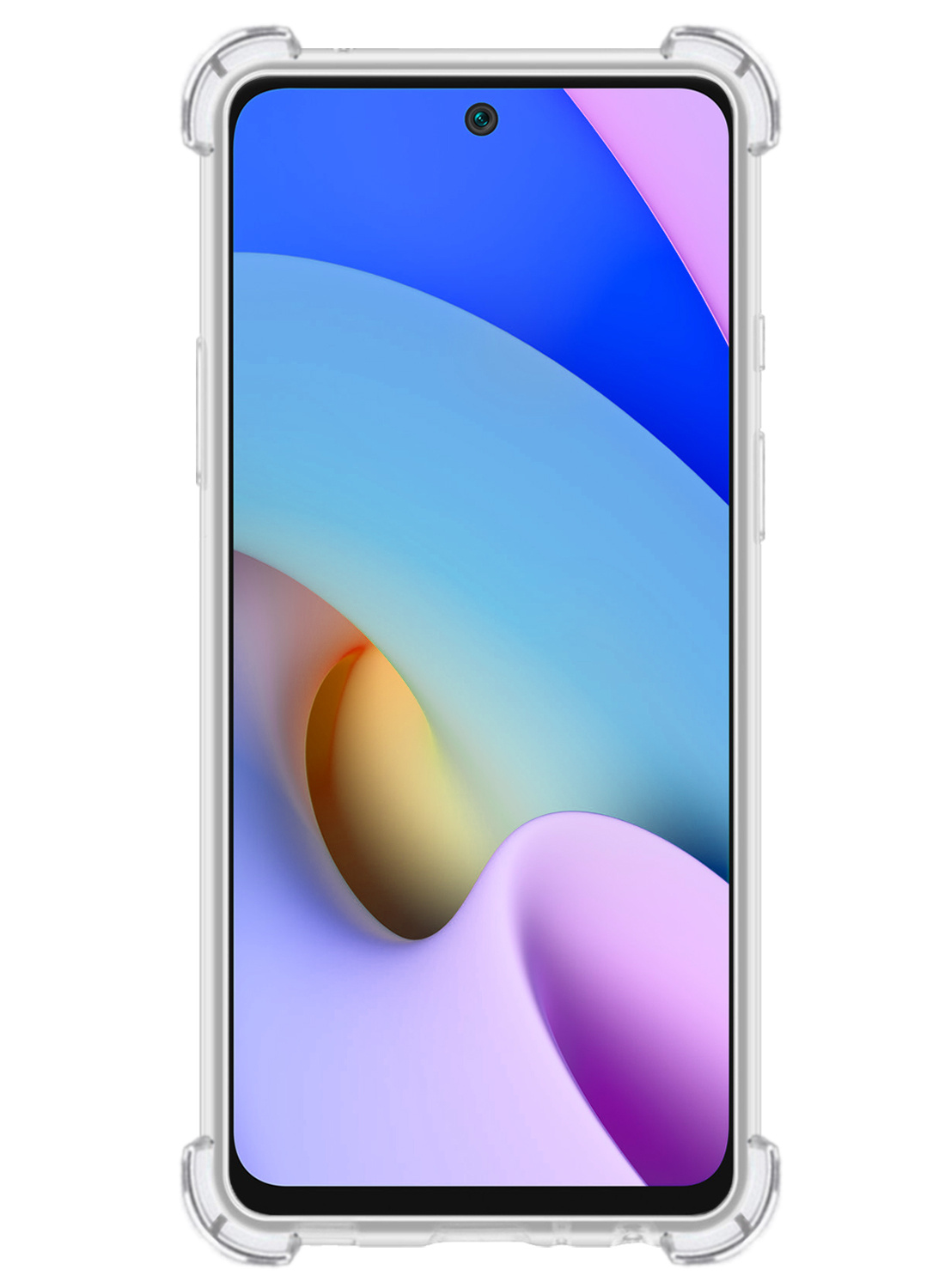 NoXx Hoes Geschikt voor Xiaomi Redmi 10 2022 Hoesje Siliconen Cover Shock Proof Back Case Shockproof Hoes - Transparant